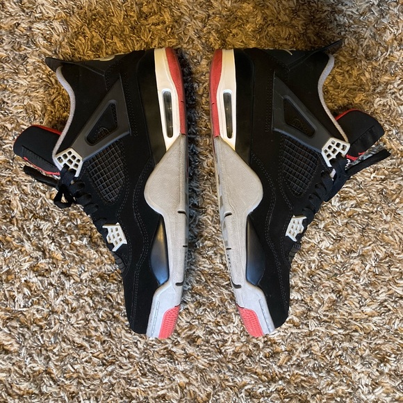 Jordan 4 “Bred” Well kept. Barely worn. No box. Size 10 men’s